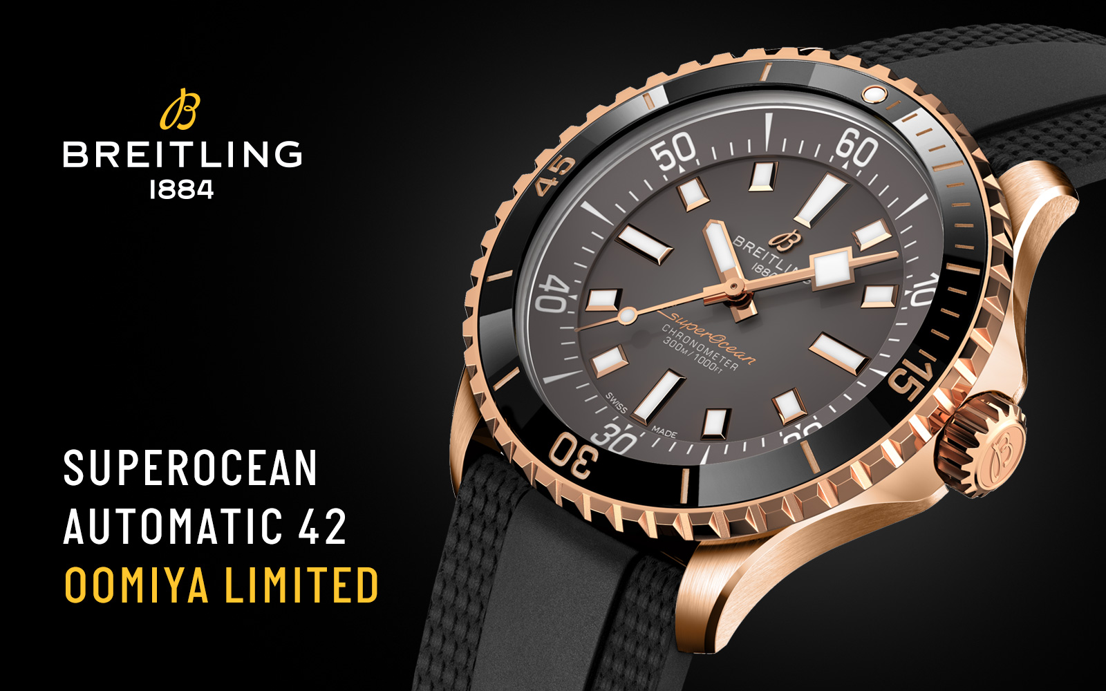 BREITLING SUPEROCEAN AUTOMATIC 42 OOMIYA LIMITED｜スーパーオーシャン オートマチック 42 oomiya リミテッド